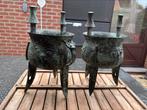 Set van 2 Griekse bronzen decoratieve potten, Ophalen, Zo goed als nieuw