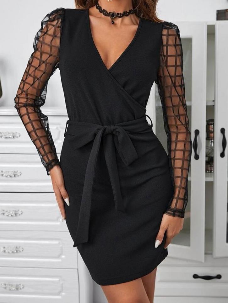 Jurk maat L, Kleding | Dames, Jurken, Nieuw, Maat 42/44 (L), Zwart, Ophalen of Verzenden