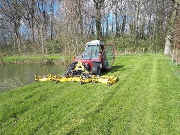 tracteur aebi + tondeuse grande largeur