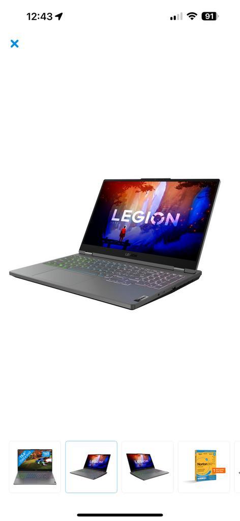 LENOVO LEGION 5 RTX3060, Computers en Software, Windows Laptops, Zo goed als nieuw, Ophalen