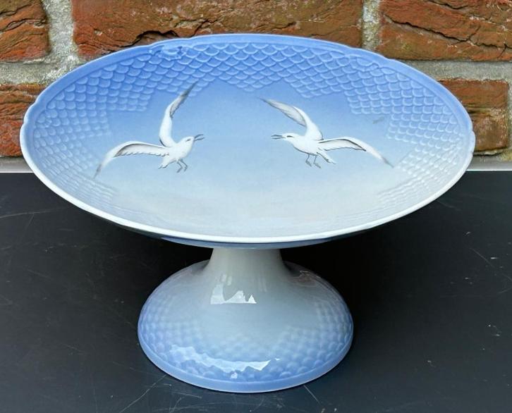 Gebakschaal, taartschaal op voet, Bing & Grondahl, Antiek en Kunst, Antiek | Porselein, Ophalen of Verzenden