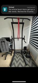 Romeinse stoel, opklapbare stang, dips en halters, Sport en Fitness, Fitnessmaterialen, Ophalen, Gebruikt, Buik, Halterset
