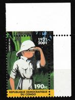 République démocratique du Congo 2001 Tintin au Congo **, Timbres & Monnaies, Timbres | Afrique, Envoi, Non oblitéré, Autres pays