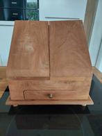 Houten bureau organizer, Ophalen