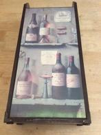 Te koop houten wijn kistje, Comme neuf, Bois, Moins de 5 bouteilles, Moins de 50 cm