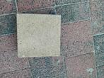 Betonklinkers/straatstenen geel en roze 22x22x8, Ophalen, Gebruikt, Beton, Klinkers