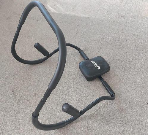 VirtuFit Buikspiertrainer Pro - AB-trainer - Zwart, Sport en Fitness, Fitnessmaterialen, Zo goed als nieuw, Buikspierwiel, Buik