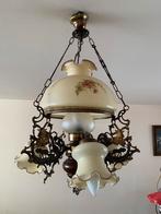 Luster of plafondlamp, Huis en Inrichting, Lampen | Kroonluchters, Glas, Ophalen of Verzenden, Zo goed als nieuw
