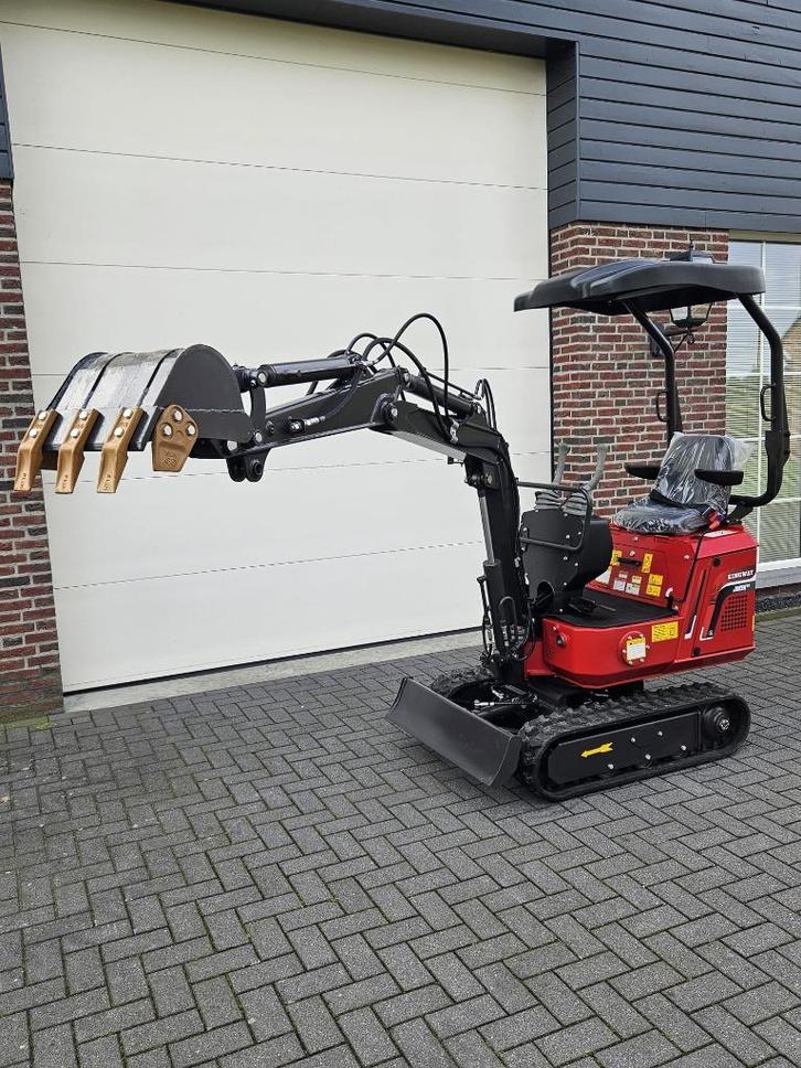 Minigraafmachine minigraver Joker, 3j garantie, 3 bakken, Zakelijke goederen, Machines en Bouw | Kranen en Graafmachines, Graafmachine