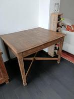 Massieve eiken boerentafel, Huis en Inrichting, Tafels | Eettafels, Ophalen, Gebruikt, 50 tot 100 cm, 100 tot 150 cm