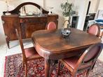 Eetkamerset met bijhorende buffetkast, art deco stijl., Antiek en Kunst, Ophalen