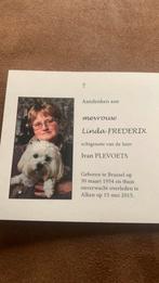 Met hond, Enlèvement ou Envoi, Image pieuse