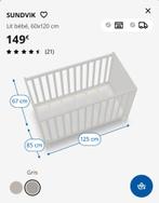 SUNDVIK uitschuifbare wieg, Kinderen en Baby's, Ophalen of Verzenden, Zo goed als nieuw, Wieg