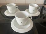 3 tasses et 3 sous-tasses Nespresso Alessi Tendentse Germany, Keramiek, Kop(pen) en/of Schotel(s), Gebruikt, Ophalen of Verzenden