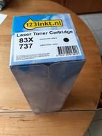 Laser toner cartridge 83X 737, Enlèvement ou Envoi, Neuf, Cartridge, 1 2 3 inkt
