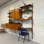 Meuble mural vintage •Poul Cadovius•, Maison & Meubles, Enlèvement ou Envoi, Utilisé, Teck