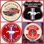 Ford Mustang signe drapeau lampe au néon tasse horloge et pl, Collections, Marques & Objets publicitaires, Autres types, Enlèvement ou Envoi