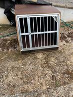 Transportkooi van marinehout en aluminium voor honden, Dieren en Toebehoren, Hondenhokken, Ophalen, Hondenkennel, Gebruikt, 65 tot 100 cm