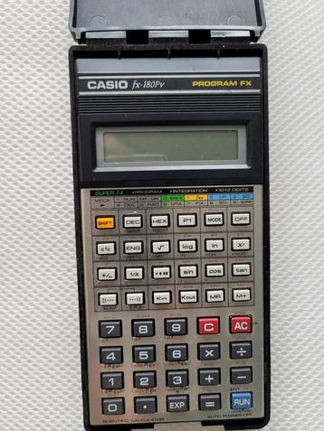 rekenmachine van het merk Casio uit het jaar '80 werkt beschikbaar voor biedingen