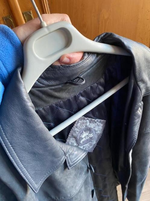 lederen jas, Kleding | Heren, Jassen | Winter, Zo goed als nieuw, Maat 56/58 (XL), Ophalen