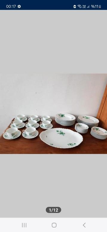 Belle salle à manger et service de café anciens, Antiquités & Art, Enlèvement ou Envoi