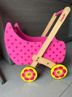 Houten poppenwagen, merk Dushi, Kinderen en Baby's, Ophalen, Gebruikt, Duw- of Trekspeelgoed