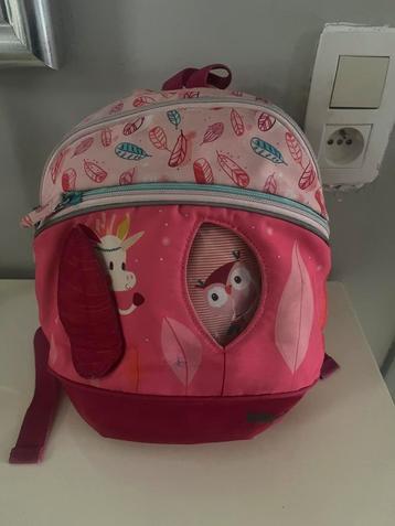 Sac à dos maternelle rose Louise La Licorne Lilliputiens tu beschikbaar voor biedingen