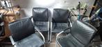 4 lederen stoelen, Enlèvement, Bureau
