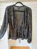 Kimono top, Maat 38/40 (M), Zwart, Ophalen of Verzenden, Zo goed als nieuw