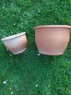 Lot de 2 pots de fleurs en terre cuite, Gebruikt, Ophalen