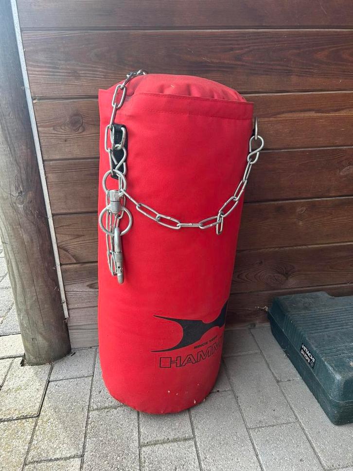 Hammer bokszak – rood (Cobra / Canvas model), Sport en Fitness, Boksen, Zo goed als nieuw, Bokszak, Ophalen