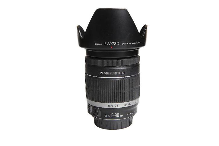 Canon EF-S 18-200mm IS lens met 12 maanden garantie, Audio, Tv en Foto, Foto | Lenzen en Objectieven, Zo goed als nieuw, Telelens
