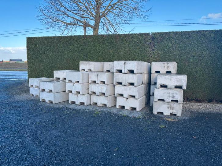 Betonblokken 500kg, Tuin en Terras, Partytenten, Zo goed als nieuw, Ophalen