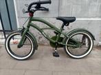 Kinderfiets (harley), groen, Fietsen en Brommers, Ophalen, Zijwieltjes