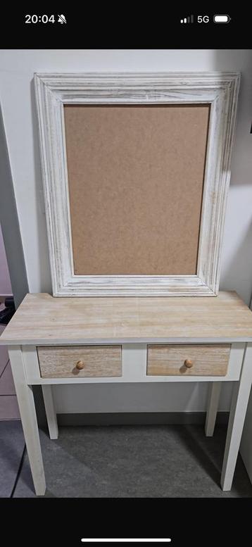 Console + 2 table chevet et cadre, Enlèvement, Comme neuf
