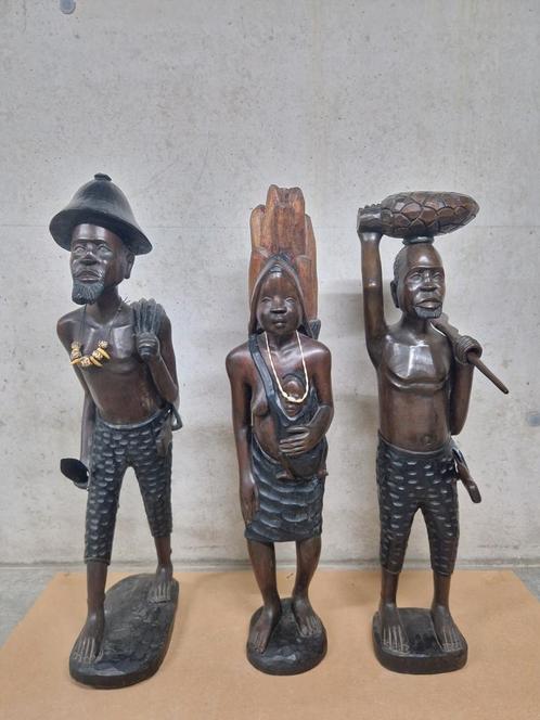 Afrikaanse beelden kunst, Antiek en Kunst, Kunst | Beelden en Houtsnijwerken, Ophalen