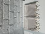 Tafelkleed van 100% taupe katoen 92x180 Tunesisch handwerk a, Ophalen, Zo goed als nieuw