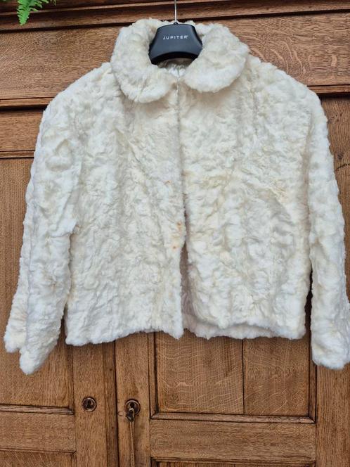 Jas uit de jaren 60 voor liefhebbers van echte retroparels, Kleding | Dames, Jasjes, Kostuums en Pakken, Zo goed als nieuw, Wit