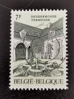 Belgique 1982 - Abbaye de Zwijveke à Termonde, Timbres & Monnaies, Timbres | Europe | Belgique, Enlèvement ou Envoi, Affranchi