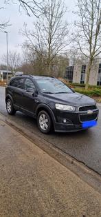 Chevrolet captiva 2.2 diesel 7zit, Auto's, Chevrolet, Euro 5, Zwart, Leder, 5 deurs