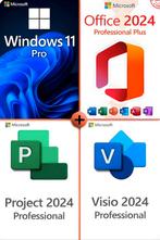 Microsoft Office Visio Project Windows 11, op USB Stick., Computers en Software, Verzenden, Nieuw, Word, Windows