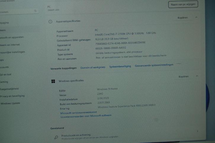 Windows 11 Desktop PC + OKI laserprinter, Computers en Software, Desktop Pc's, Zo goed als nieuw, HDD, SSD, 16 GB, Met videokaart