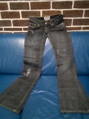 Jeansbroek TRF denim bootleg, Enlèvement ou Envoi, Comme neuf, Bleu