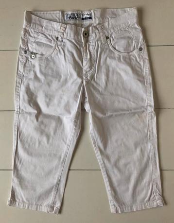 pantalon d'été blanc pour fille Take Two Teen 10 j 140, Pantalon, Enlèvement ou Envoi, Take Two Teen, Utilisé