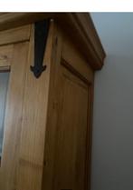 Vitrine, Huis en Inrichting, Kasten | Vitrinekasten, Ophalen, Gebruikt, 100 tot 150 cm, 200 cm of meer