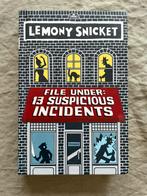 Lemony Snicket - file under: 13 suspicious incidents, Boeken, Zo goed als nieuw, Lemony Snicket, Verhalen