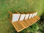 6 grenen eetkamer stoelen, Huis en Inrichting, Ophalen, Bruin, Zo goed als nieuw, Vijf, Zes of meer stoelen