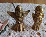 Vintage kaarsendover engel  + koperen engeltje, Antiek en Kunst, Ophalen of Verzenden