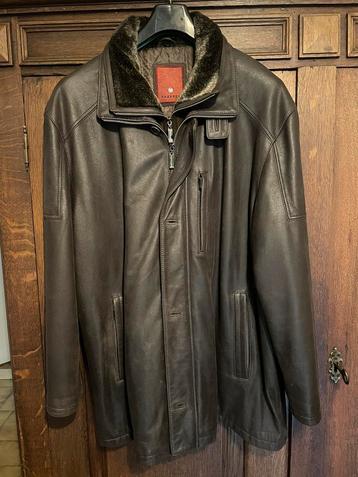 Kalfslederen jas merk Trapper 3XL, Enlèvement ou Envoi, Comme neuf