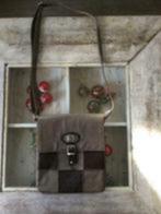 Lederen handtas voor dames bruin beige, Handtassen en Accessoires, Tassen | Damestassen, Ophalen of Verzenden, Gebruikt, Bruin